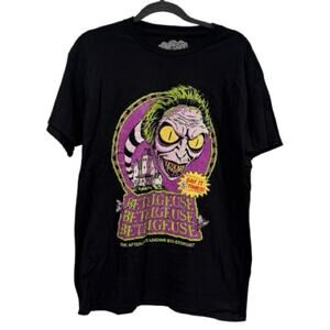 Spirit Halloween Beetlejuice Short Sleeve Graphic Tee Print NWOT Extra Large